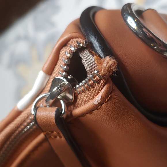 Cesca Satchel with Colorblocked Stripes - Picture 6 of 8